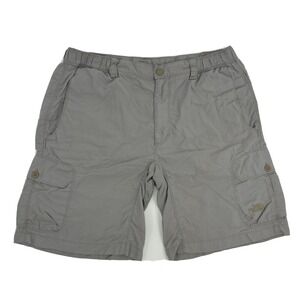 The North‎ Face Cargo Shorts Men's Medium Gray Paramount Nylon Hiking Outdoors